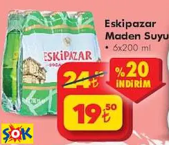 ESKİPAZAR MADEN SUYU 6X200 ML